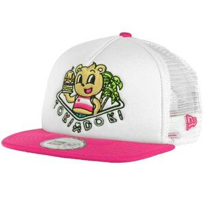 NWT New Era Vintage Tokidoki Burger Joint Bear Trucker Mesh Foam 9Fifty Hat